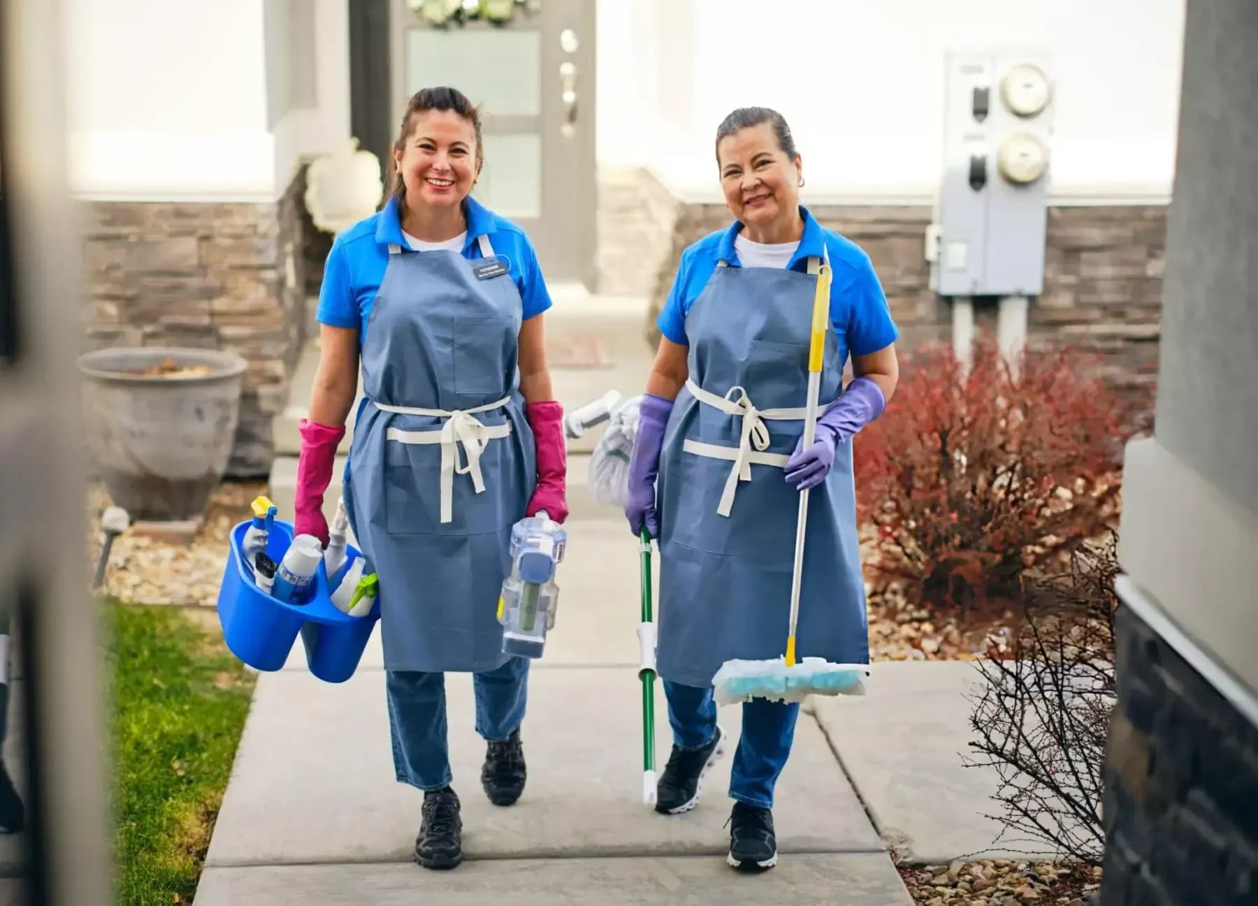 Need to Clean team deep cleaning a kitchen